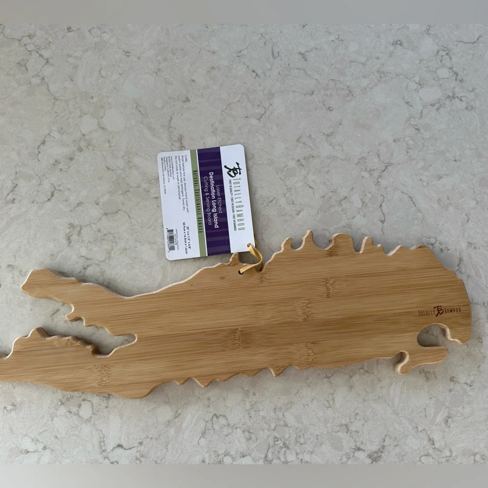 “Long Island” Totally Bamboo Laser-Etched Serving/Cutting Board NWT - Picture 3 of 6